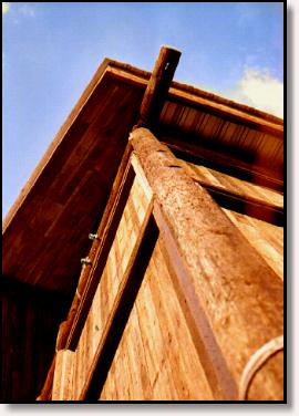 Struecture view of barn.